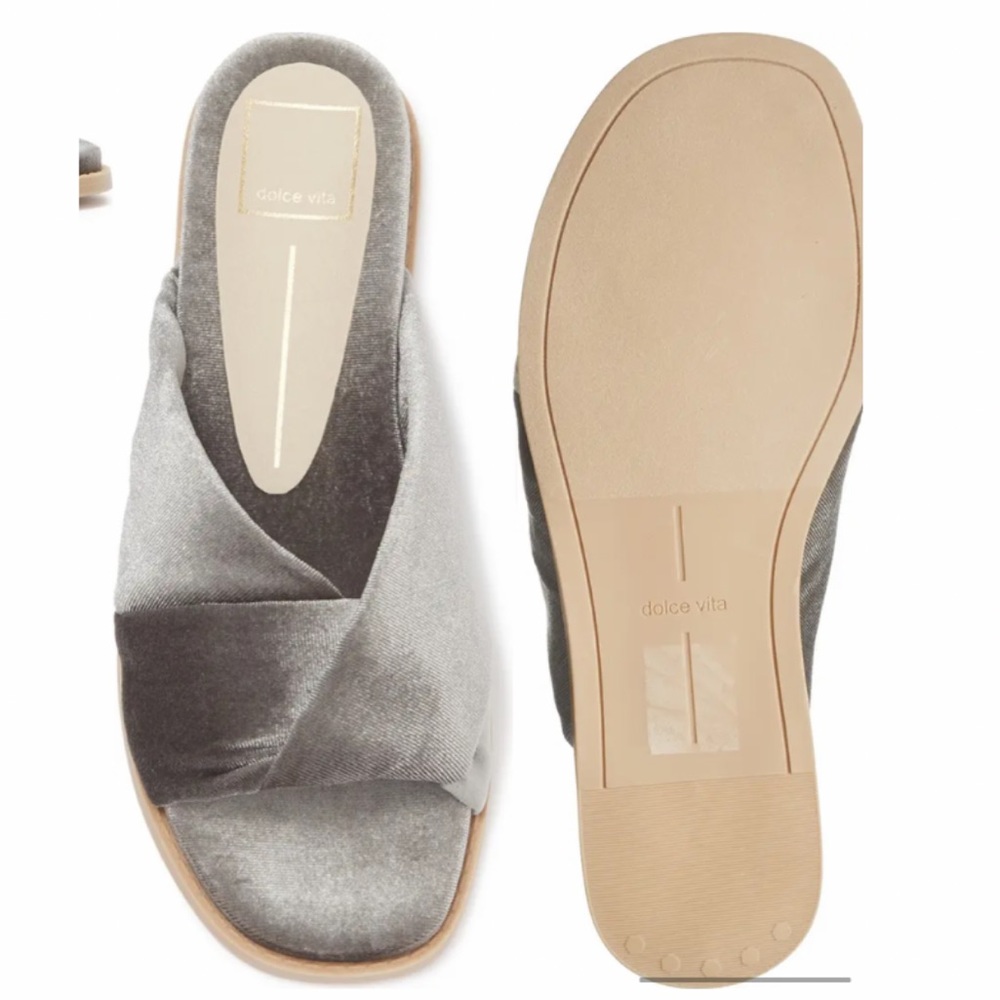 NWT DOLCE VITA Golda Knotted Velvet Espadrille